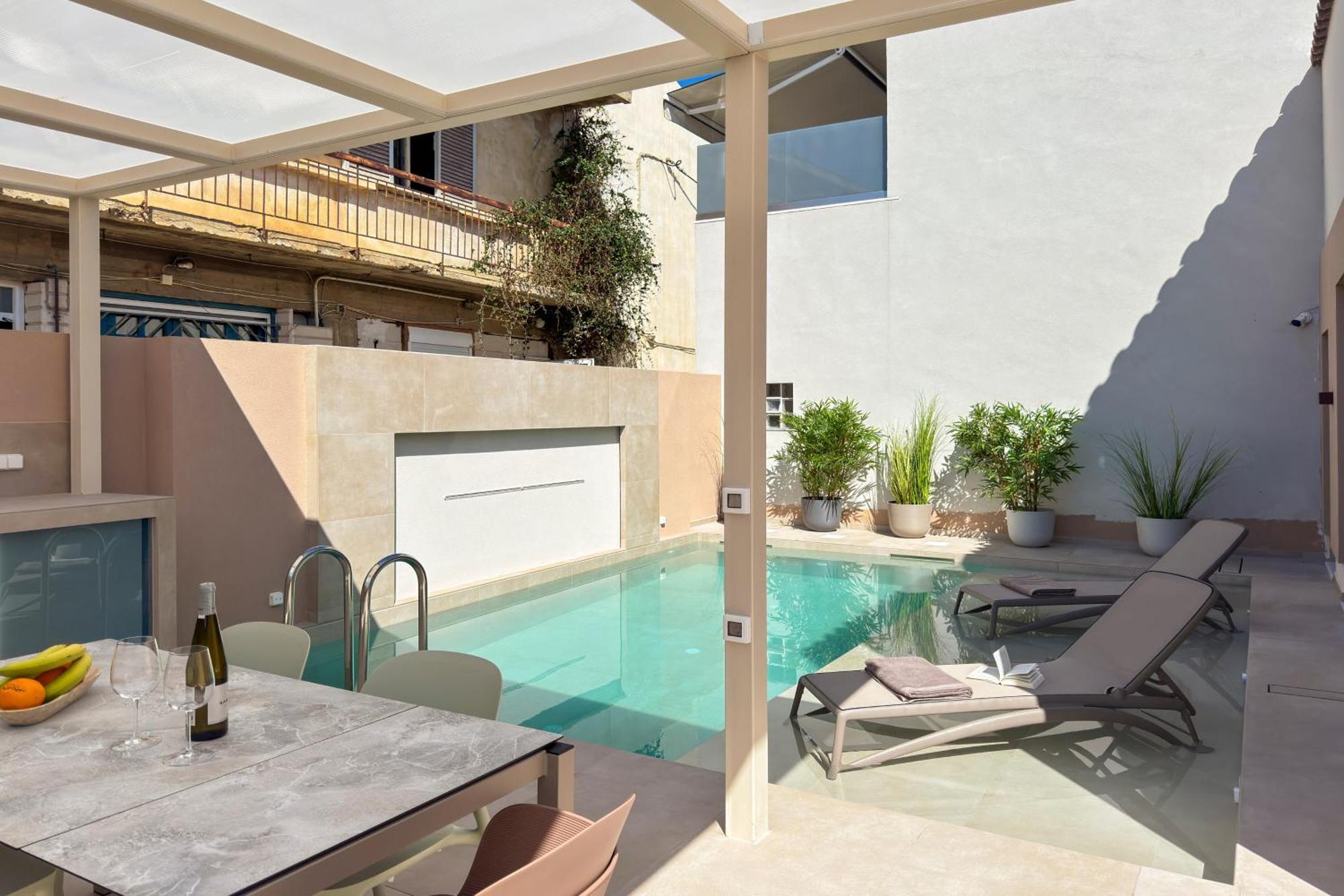 Orama Luxury Apartments Nea Kydonia Buitenkant foto