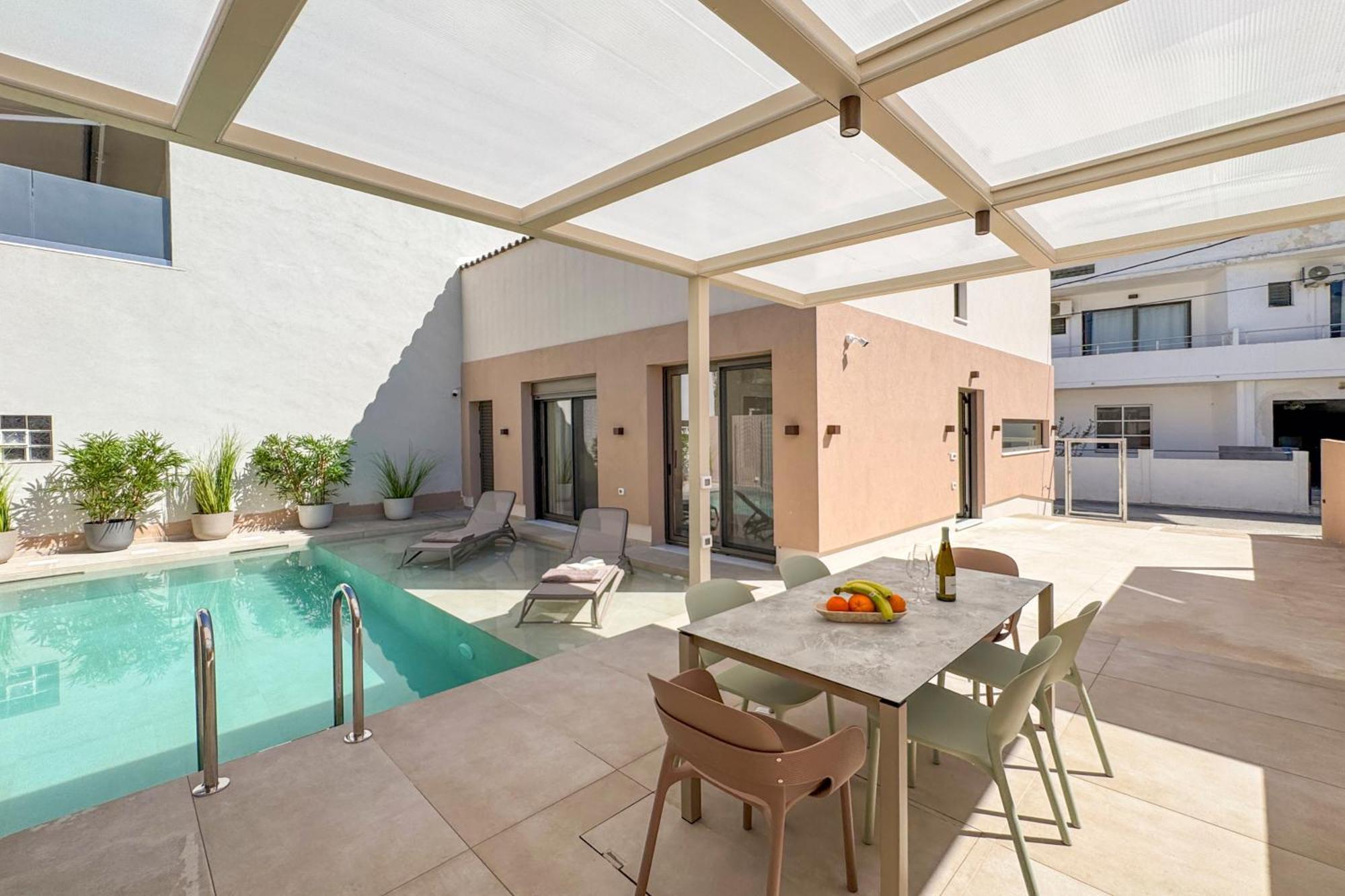 Orama Luxury Apartments Nea Kydonia Buitenkant foto