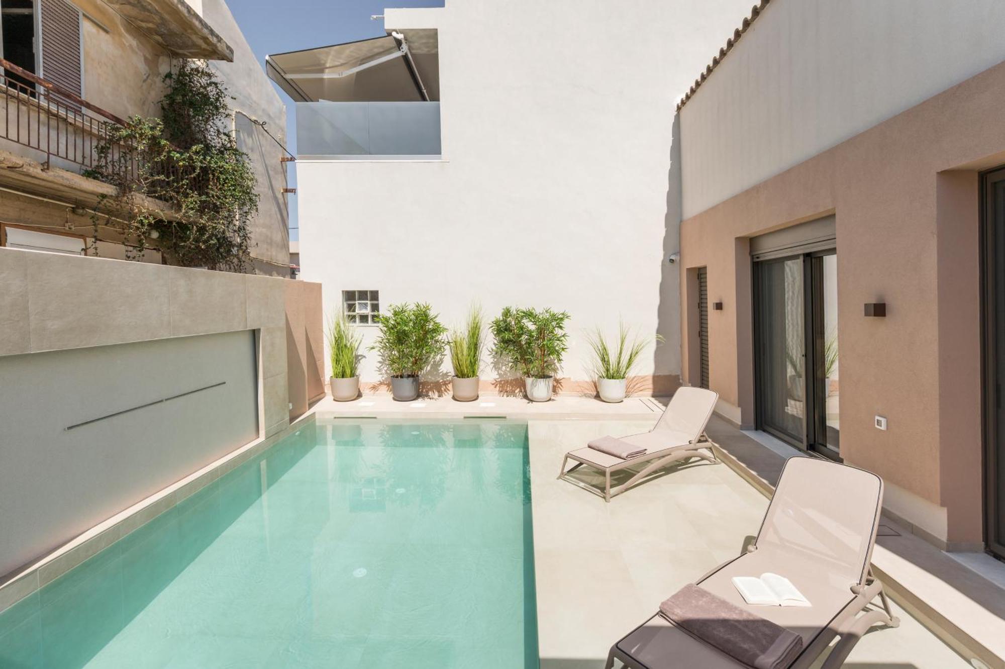 Orama Luxury Apartments Nea Kydonia Buitenkant foto
